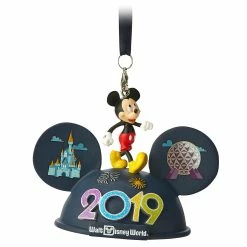 Best Pirce ???? Disney Ear Hat Ornament - 2019 Dated - Walt Disney World - Light Up ????