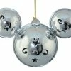 Cheapest ???? Disney Mickey Ears Icon Ornament - Mickey Mouse Metal Bell - Silver ????