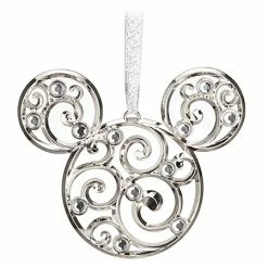 Flash Sale ???? Disney ???? Christmas Ornament - Bohemian Filigree Mickey Mouse - Silver ????