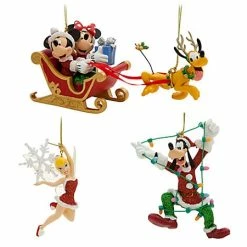 Cheap ???? Disney ???? Christmas Ornament Set - Mickey And Minnie Mouse And Friends ✔️