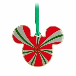 Deals ???? Disney Disc Ornament - Mickey Mouse - Peppermint ????