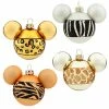 Best Sale ???? Disney ???? Christmas Ornament Set - Mickey Animal Print - Set Of 4 ????