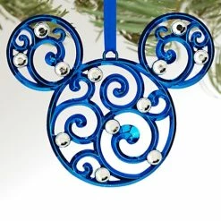 Cheapest ???? Disney ???? Christmas Ornament - Bohemian Filigree Mickey Mouse - Blue ????