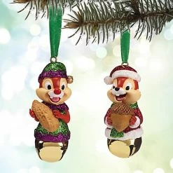 Deals ???? Disney ???? Christmas Ornament Set - Chip And Dale Bells ????