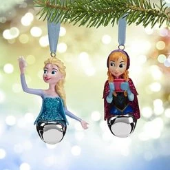 Flash Sale ???? Disney ???? Christmas Ornament Set - Anna And Elsa Bells ⌛