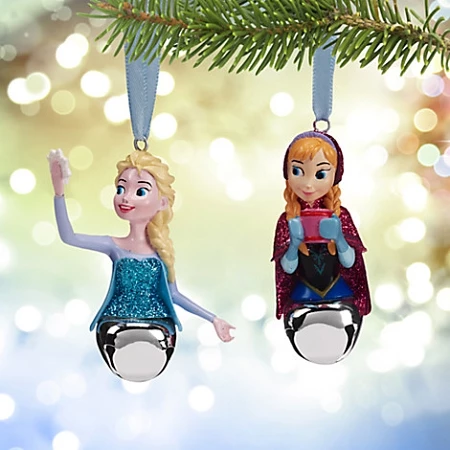 Flash Sale ???? Disney ???? Christmas Ornament Set - Anna And Elsa Bells ⌛
