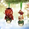 Hot Sale ⭐ Disney ???? Christmas Ornament Set - Pumbaa And Timon Bells ????