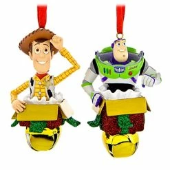Flash Sale ???? Disney ???? Christmas Ornament Set - Woody And Buzz Lightyear Bells ????