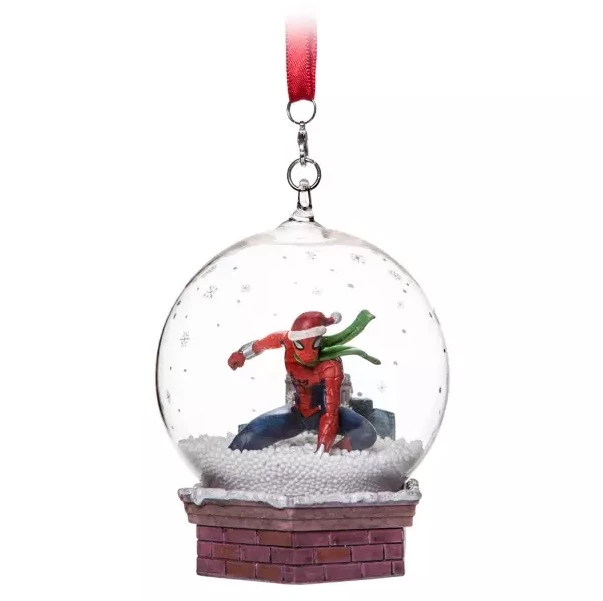 Deals ???? Disney Snowglobe Ornament - Spider-Man ⭐