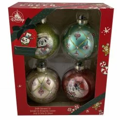 Best reviews of ???? Disney Ornament Set - Holiday Cheer - Mickey & Minnie Bauble ????