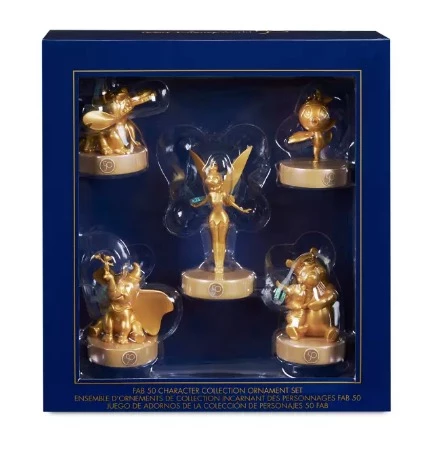 Best Sale ???? Disney Ornament Set - 50th Anniversary - Fab 5 Magic Kingdom ????