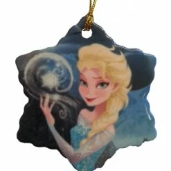 New ???? Disney Flat ???? Christmas Ornament - Frozen - Queen Elsa ????