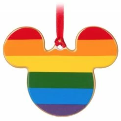 Best deal ???? Disney Disc Ornament - Rainbow Mickey Mouse ????