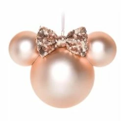 Best reviews of ⌛ Disney Minnie Ears Icon Ornament - Minnie Mouse - Briar Rose Gold ????