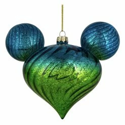 Top 10 ???? Disney Mickey Ears Icon Ornament - Mickey Mouse Ombre - Blue & Green ????