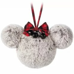 Coupon ???? Disney Mickey Ears Icon Ornament - Minnie Mouse Faux Fur ????