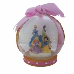 Discount ???? Disney ???? Christmas Ornament - Princess Glass Globe - Pink ⭐