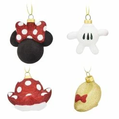 Flash Sale ???? Disney ❄ Christmas Ornament Set - Minnie Mouse Body Parts - Set Of 4 ????