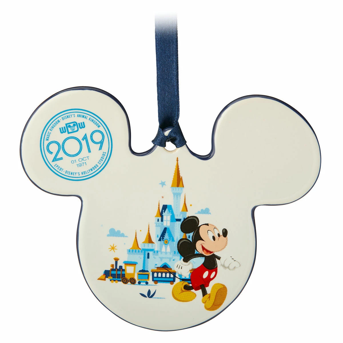 Cheapest ???? Disney Disc Ornament - 2019 Dated - Mickey Icon - Walt Disney World ????