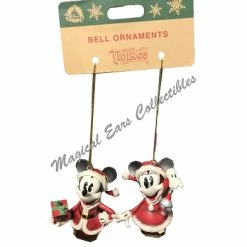Best Sale ⭐ Disney Bell Ornament Set - Turn Of The Century - Mickey And Minnie ????