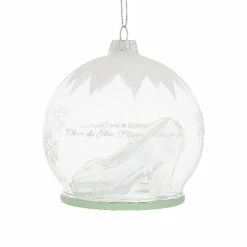Flash Sale ???? Disney ❄ Christmas Ornament - Cinderella Glass Slipper - Glass Ball ????