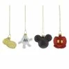 New ⌛ Disney ???? Christmas Ornament Set - Mickey Mouse Body Parts - Set Of 4 ????