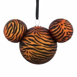 Best Sale ???? Disney ???? Christmas Ornament - Mickey Icon - Tiger Print ✨