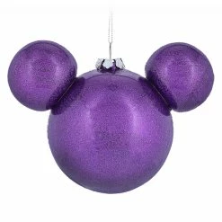 Coupon ???? Disney ???? Christmas Ornament - Mickey Mouse Icon - Purple ????