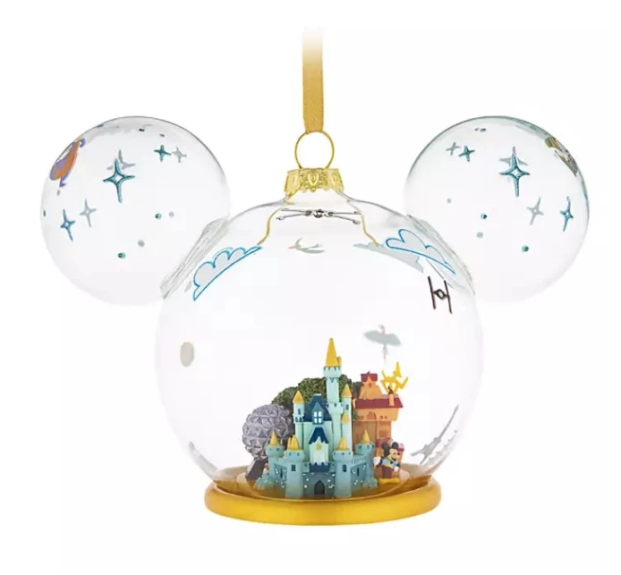 Budget ???? Disney Mickey Ears Icon Ornament - Walt Disney World Parks - Park Life ????