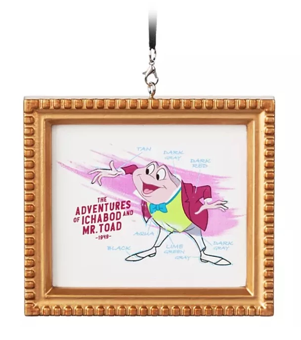 Budget ???? Disney Canvas Ornament - Mr.Toad - Framed ????