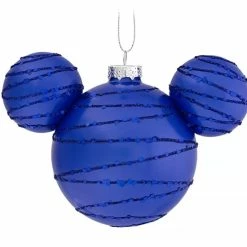 Flash Sale ❤️ Disney Mickey Ears Icon Ornament - Mickey Mouse Icon - Cobalt ????