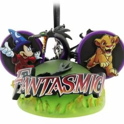 Deals ???? Disney Ears Hat Ornament - Fantasmic - Hollywood Studios ????