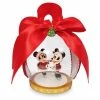 Buy ✨ Disney Dome Ornament - Santa Mickey And Minnie Scene - Vintage ????