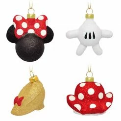 Hot Sale ???? Disney Ornament Set - Minnie Mouse Icon Body Parts - Set Of 4 ????
