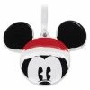 Discount ???? Disney Disc Ornament - Santa Mickey Mouse Icon - Ceramic ????