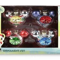 Top 10 ???? Disney Ornament Set - Mickey Mouse Icon Glass Droplet ✔️