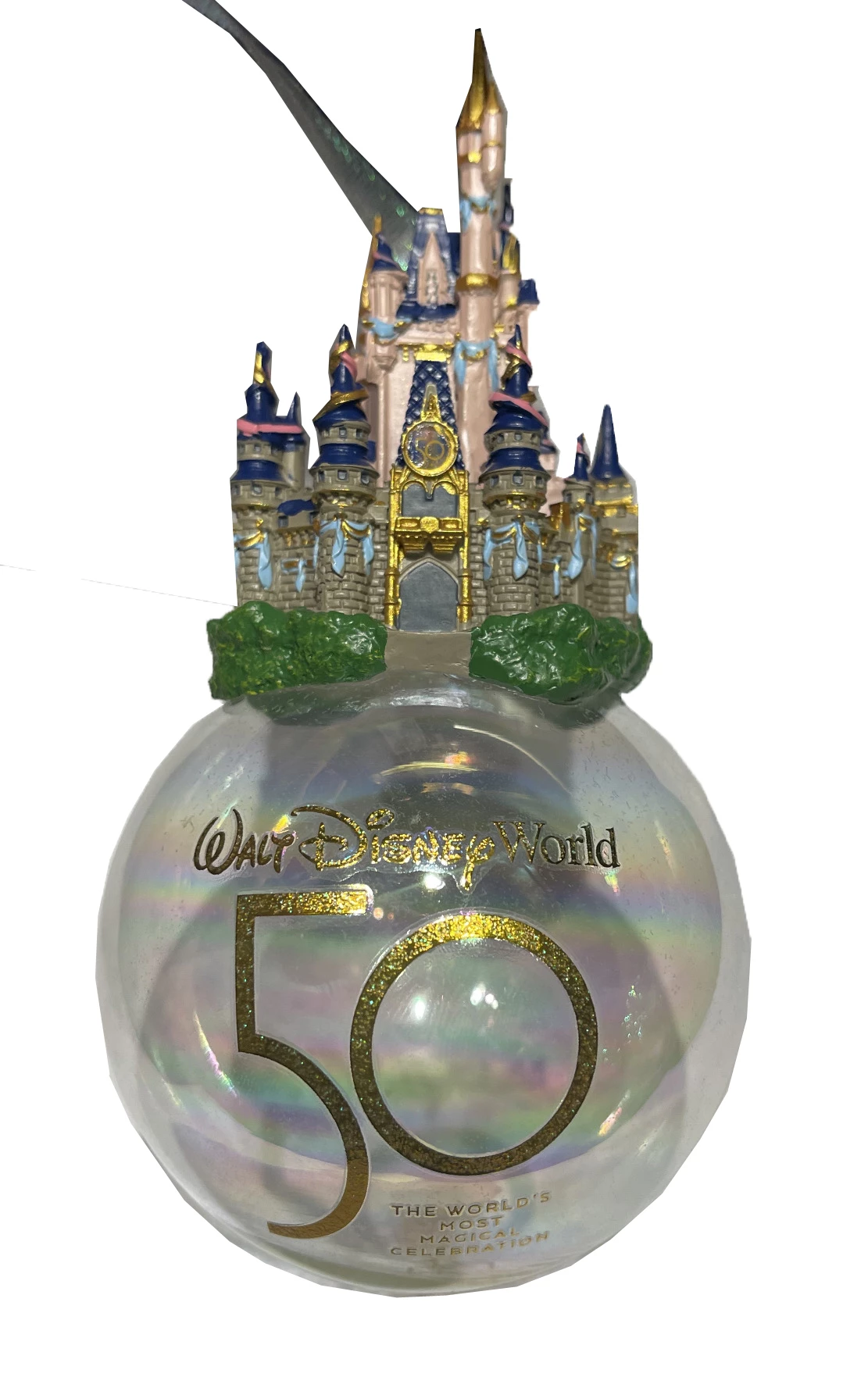 Cheap ???? Disney ???? Christmas Ornament - 50th Anniversary - Castle On Top ????