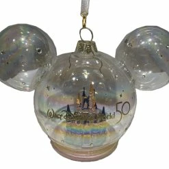 Coupon ???? Disney Mickey Ears Icon Ornament - 50th Anniversary - Castle ????