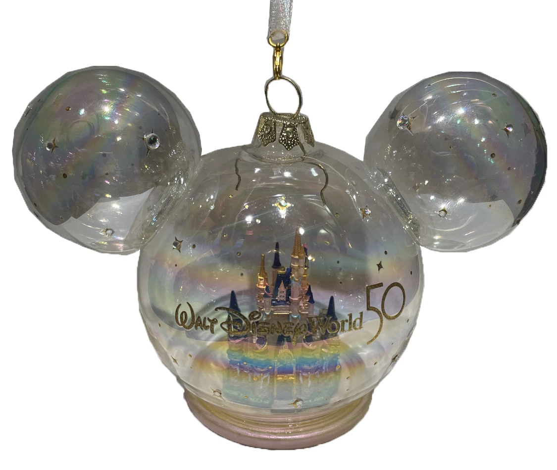 Coupon ???? Disney Mickey Ears Icon Ornament - 50th Anniversary - Castle ????