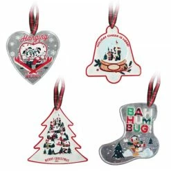Outlet ???? Disney Ornament Set - 2021 Holiday - Walt's Holiday Lodge - Metal ????