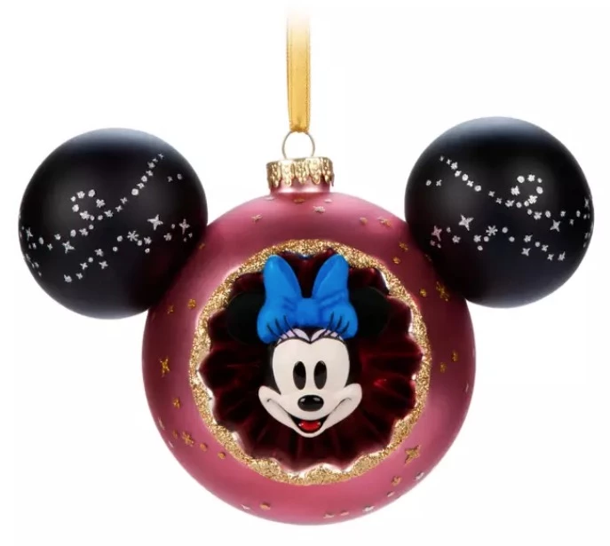 Best deal ???? Disney Mickey Ears Icon Ornament - Minnie Mouse Sunburst ????