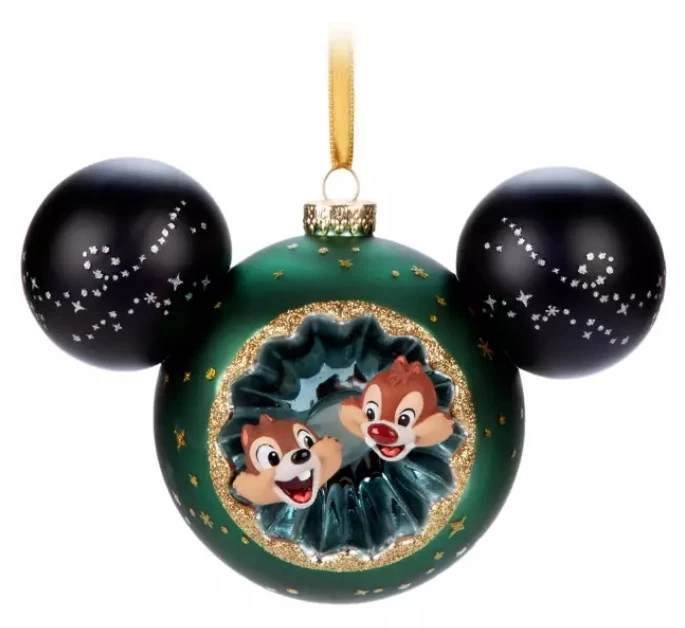 Best deal ???? Disney Mickey Ears Icon Ornament - Chip 'n' Dale Sunburst ????