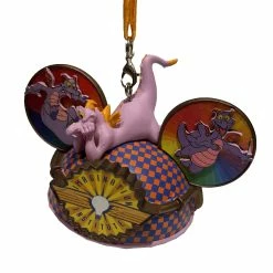 Coupon ???? Disney Ear Hat Ornament - Figment - Imagination Institute ⌛