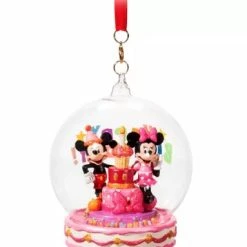 Best Sale ???? Disney Globe Ornament - Mickey And Minnie - Happy ???? Birthday ❤️